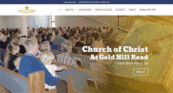 Desktop Screenshot of churchofchristatgoldhillroad.org